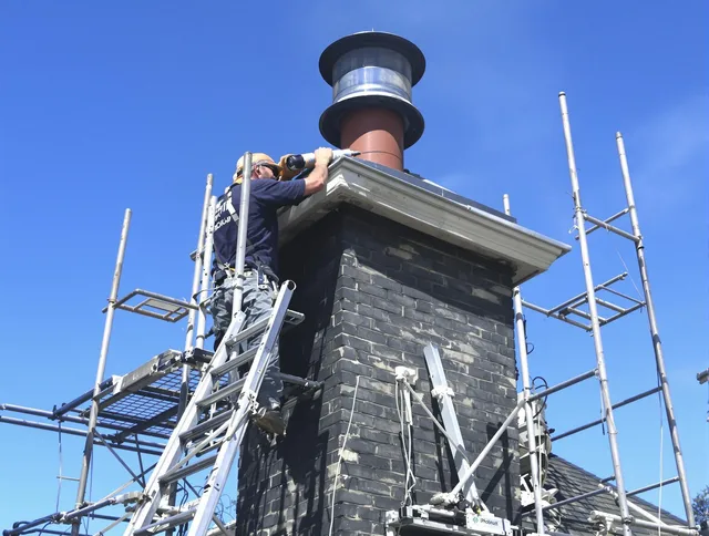 Sturdy chimney crown finished by Scituate Chimney Sweep in Scituate, RI