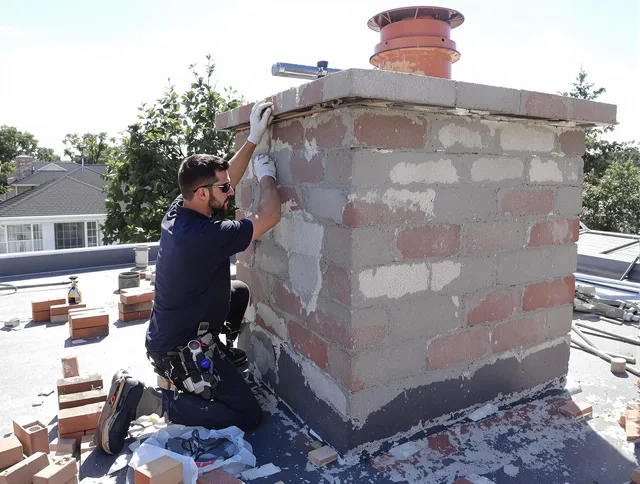 Advanced chimney repair process by Scituate Chimney Sweep in Scituate, RI