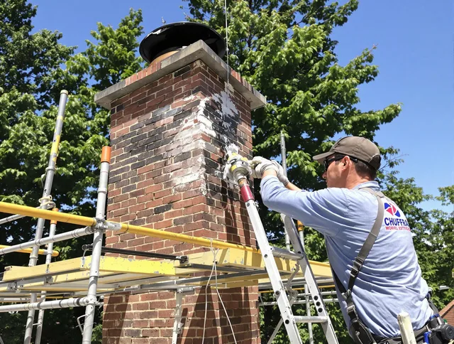 Structural chimney repair by Scituate Chimney Sweep in Scituate, RI