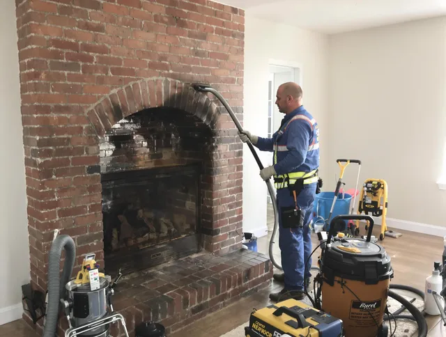 Scituate Chimney Sweep expert performing detailed chimney sweep in Scituate, RI