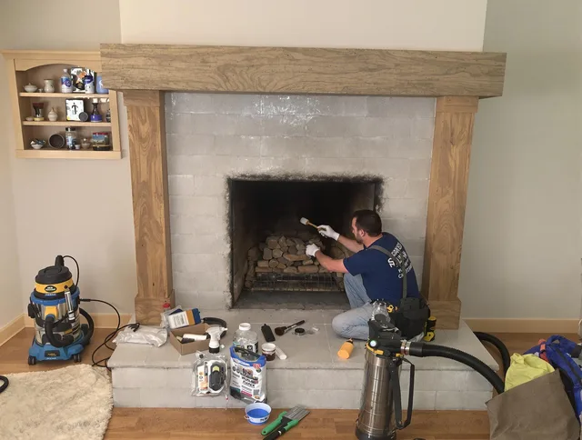Detailed creosote removal process by Scituate Chimney Sweep in Scituate, RI