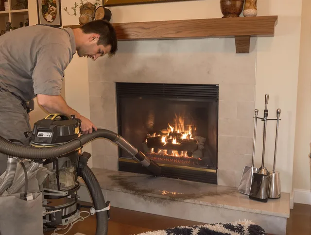 Routine fireplace upkeep by Scituate Chimney Sweep in Scituate, RI